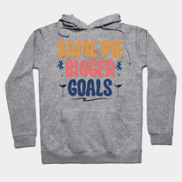 Same Me Bigger Golas Hoodie by MZeeDesigns